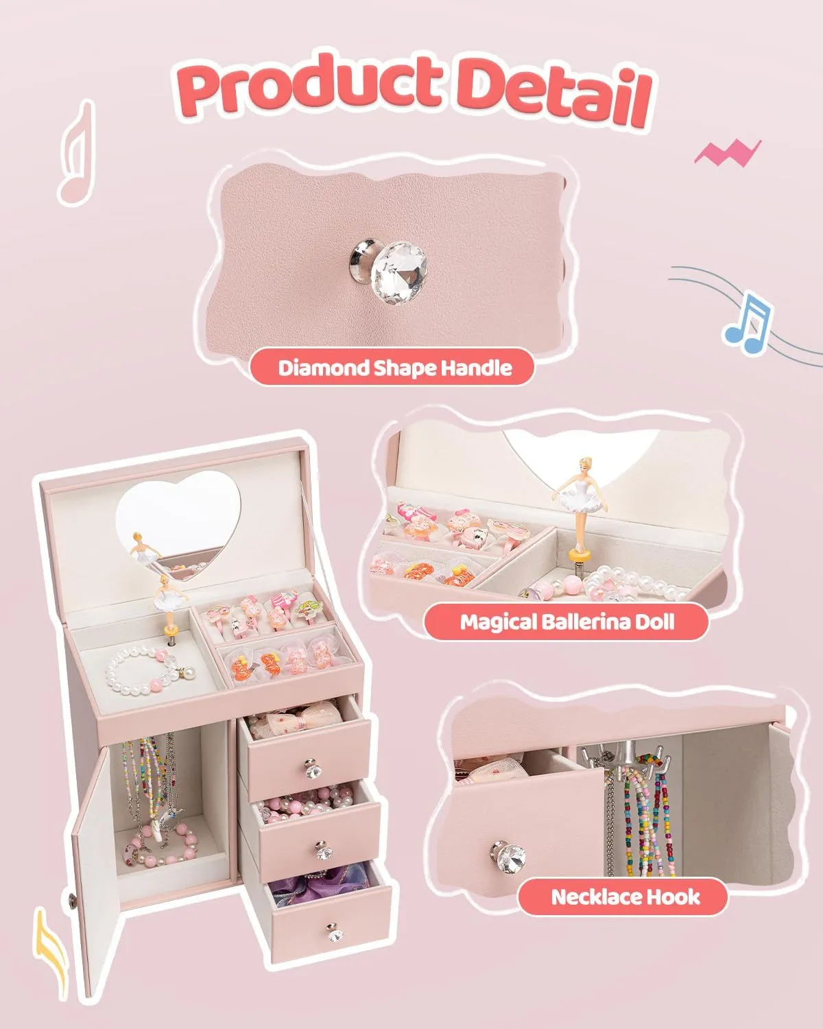 Vlando Vertical Musical Box korurasia musiikilla