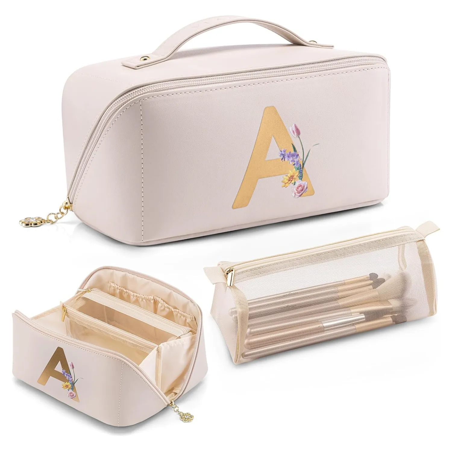 Vlando Pillow makeup bag meikkilaukku kirjaimella