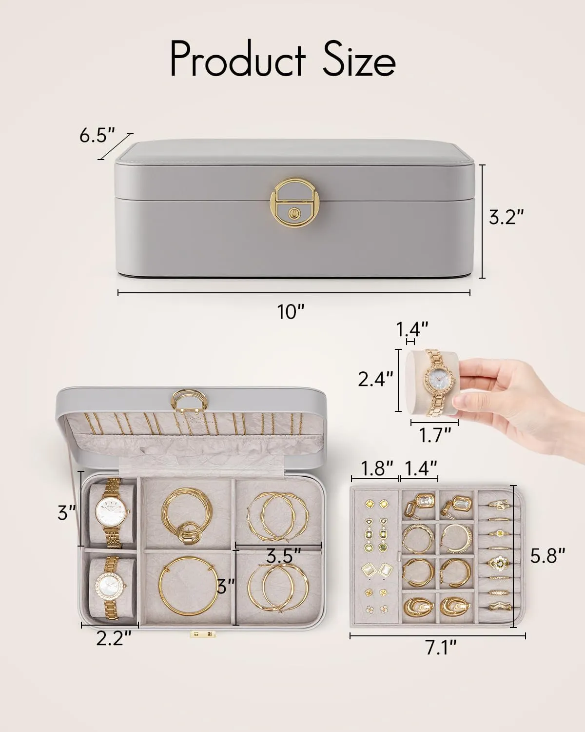 Vlando Omini Plus Everyday Keepsake -korurasia, 2-kerroksinen, lukollinen