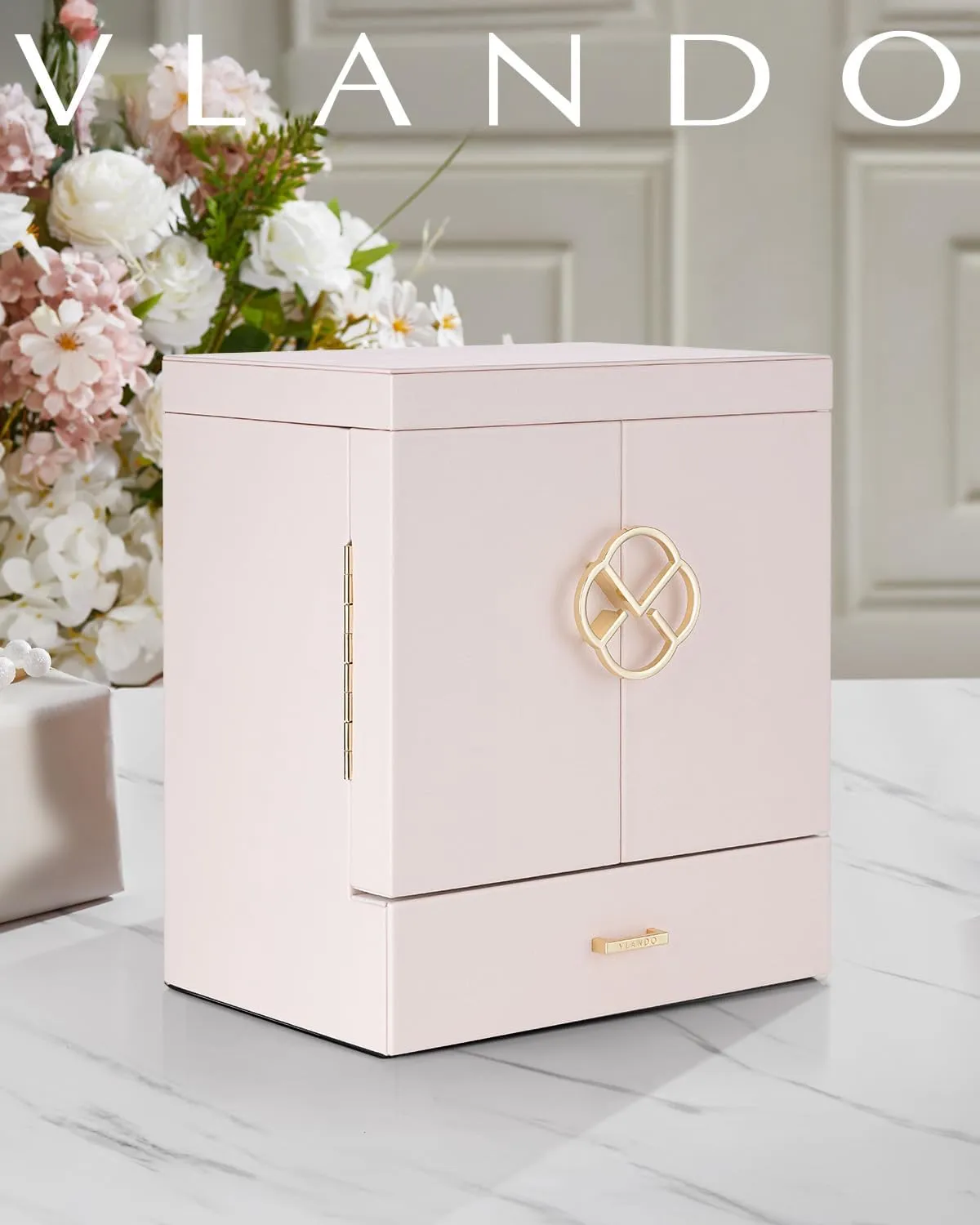 Vlando Hita Quiet Luxe 6-kerroksinen korurasia peilillä
