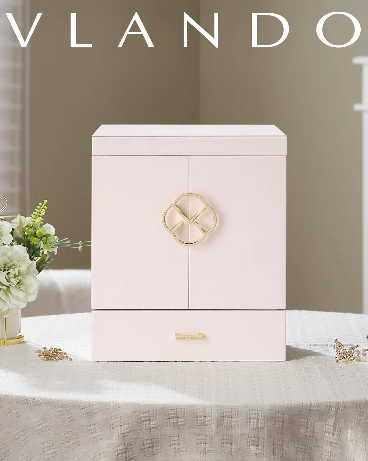 Vlando Hita Quiet Luxe 6-kerroksinen korurasia peilillä